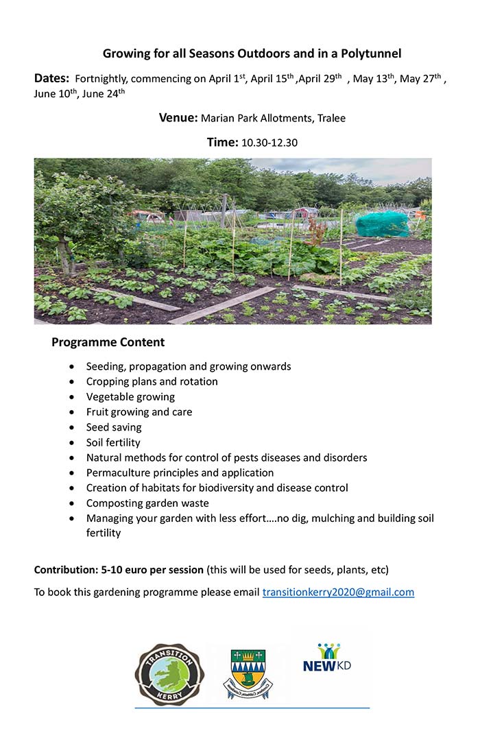 Growing for all Seasons Outdoors and in a Polytunne
